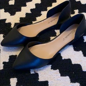 Black Flats (never worn)